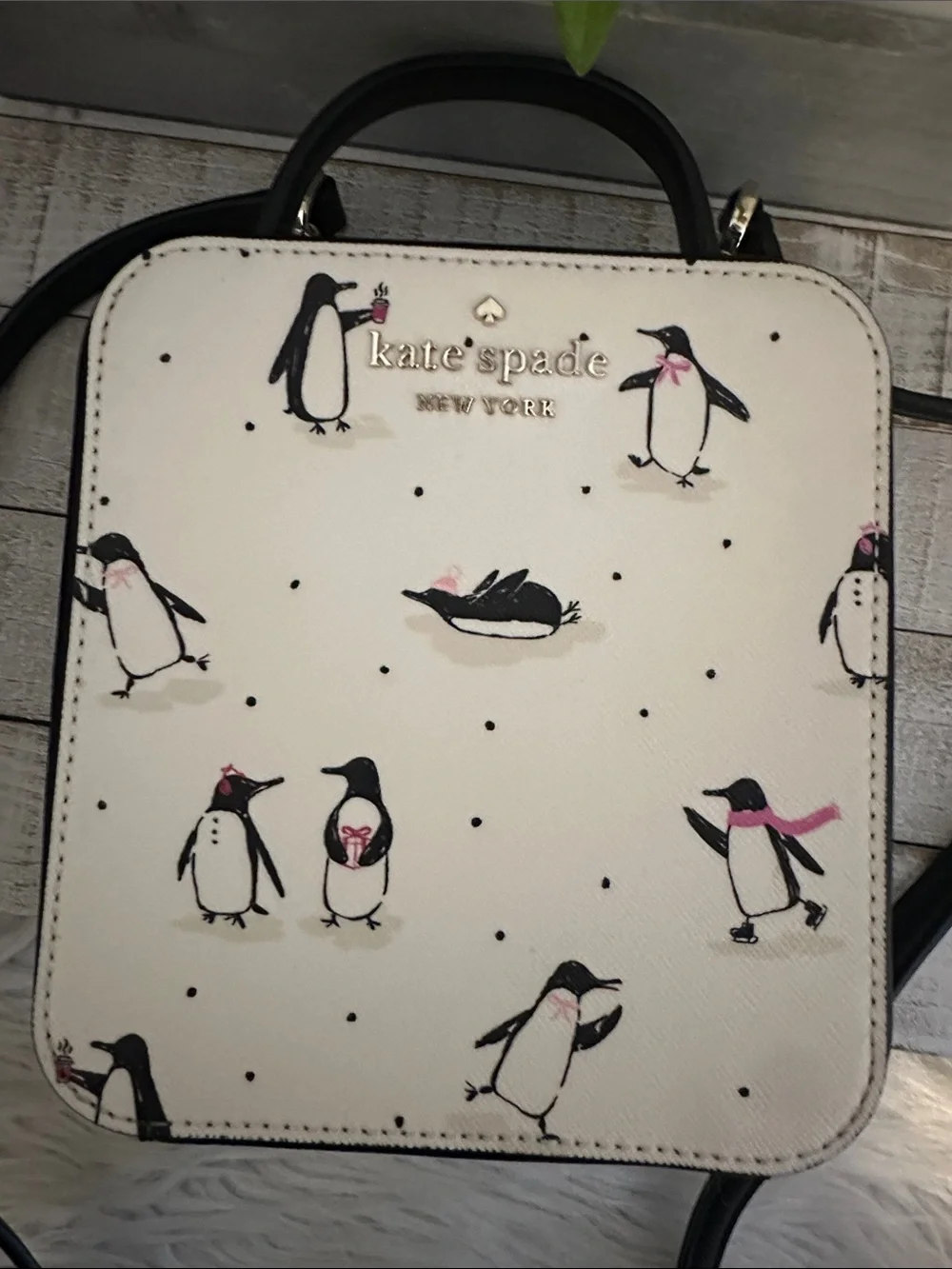 Kate spade vanity penguin crossbody bag